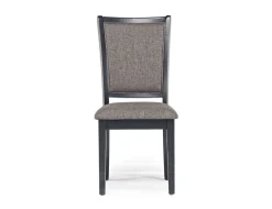 Potomac Round Dining Table & 4 Chairs In Brown / Black