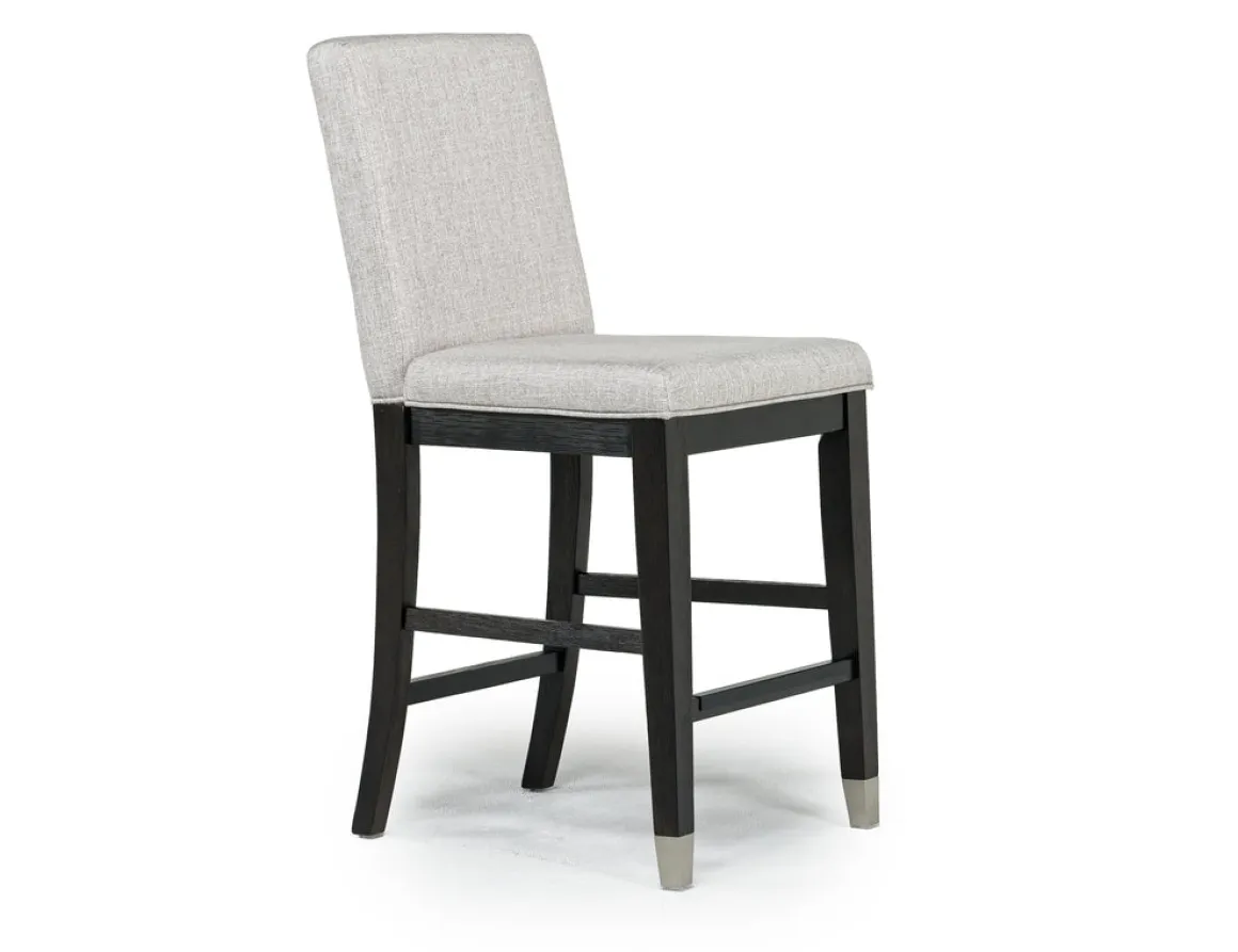 Proximity Counter Height Dining Table & 6 Stools In Gray Oak