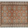 Qaabiz Rug In Sienna/Ivory/Black, 8x10