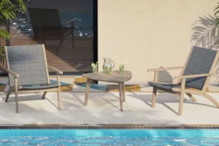 Radius Outdoor End Table In Natural