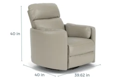 Radius Power Recliner In Dark Brown