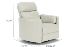 Radius Power Recliner In Dark Brown