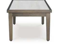 Rainier Outdoor Coffee Table In Brown