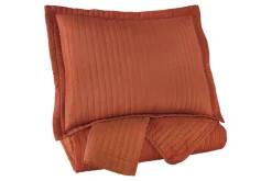 Raleda 3 Piece Coverlet In Navy, Eastern King