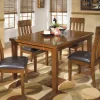 Ralene Extendable Dining Table & 4 Chairs In Brown