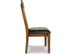 Ralene Side Chair In Medium Brown, Set Of 2