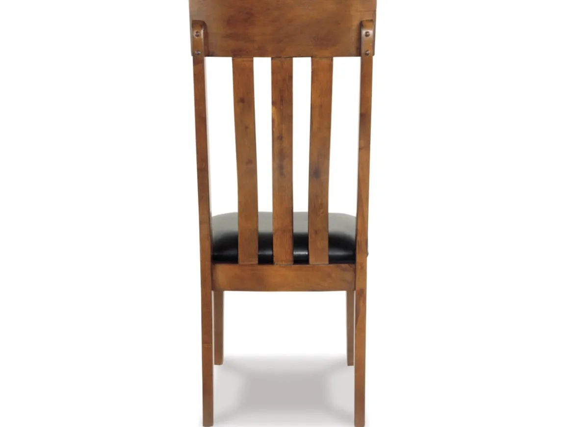 Ralene Side Chair In Medium Brown, Set Of 2