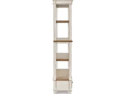 Realyn Bookcase W/ Drawer In White/Brown