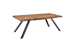Reese Dining Table & Bench In Natural