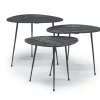 Reeves Nesting Table In Black, Set Of 3