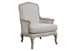 Regal Accent Chair In Light Blue