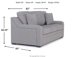 Regalla Queen Sleeper Sofa W/ Mattress In Meluco