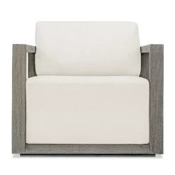 Remsen Outdoor Lounge Chair In Brown