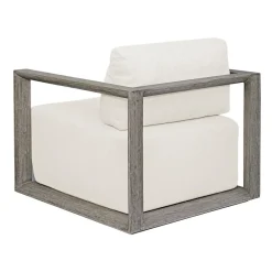 Remsen Outdoor Lounge Chair In Brown