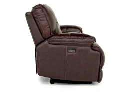 Retreat Power Console Loveseat In Charcoal