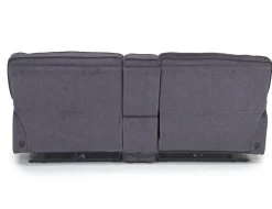 Retreat Power Console Loveseat In Charcoal