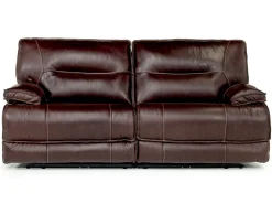 Retreat Power Loveseat In Cognac Leather