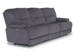 Retreat Power Sofa & Loveseat In Cognac Leather