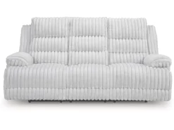 Rhine Falls Power Sofa In Alloy