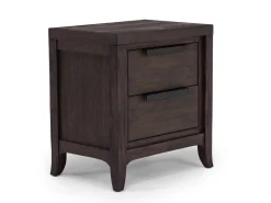 Riley Bookcase Bed, Dresser, Mirror & Nightstand In Carbonite, Ca King