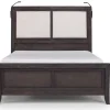 Riley Bookcase Bed In Carbonite, Ca King
