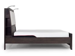 Riley Bookcase Bed In Carbonite, Ca King