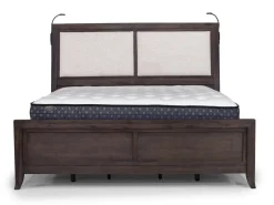 Riley Bookcase Bed In Carbonite, Ca King