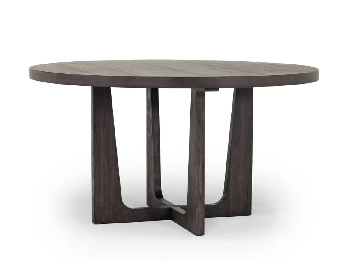 Riley Round Dining Table In Carbonite