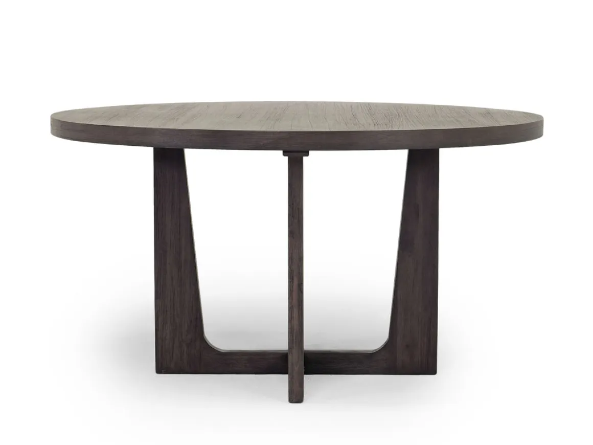 Riley Round Dining Table In Carbonite