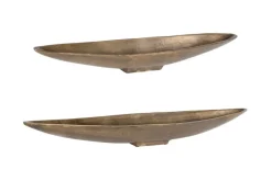 Riverrun Tray In Gold, Set Of 2