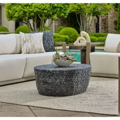 Rivington Outdoor Coffee Table In Black