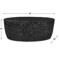 Rivington Outdoor Coffee Table In Black