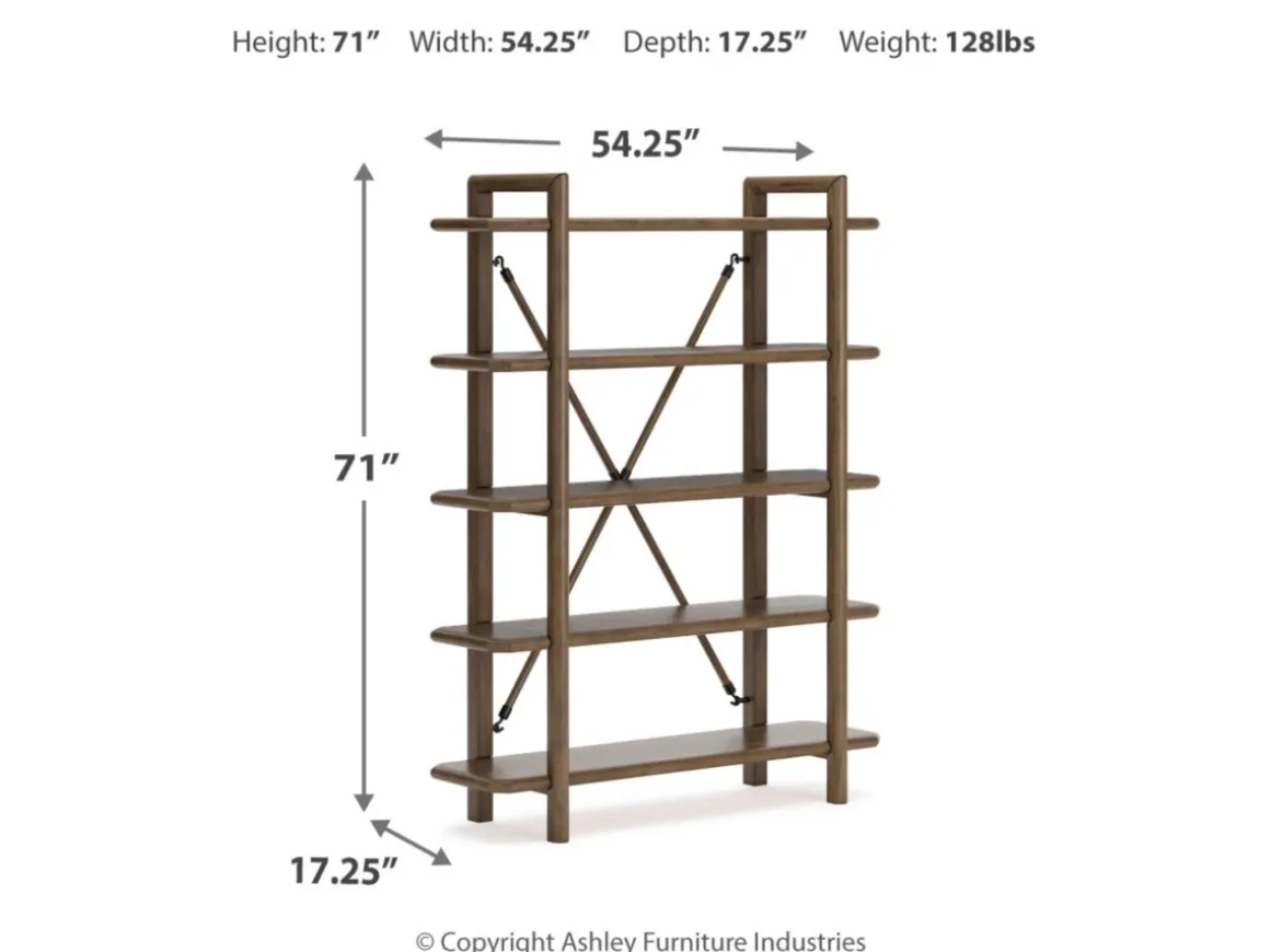 Roanhowe Bookcase In Brown