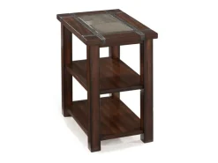Roanoke Chairside Table In Brown