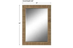 Roland Accent Mirror In Brown