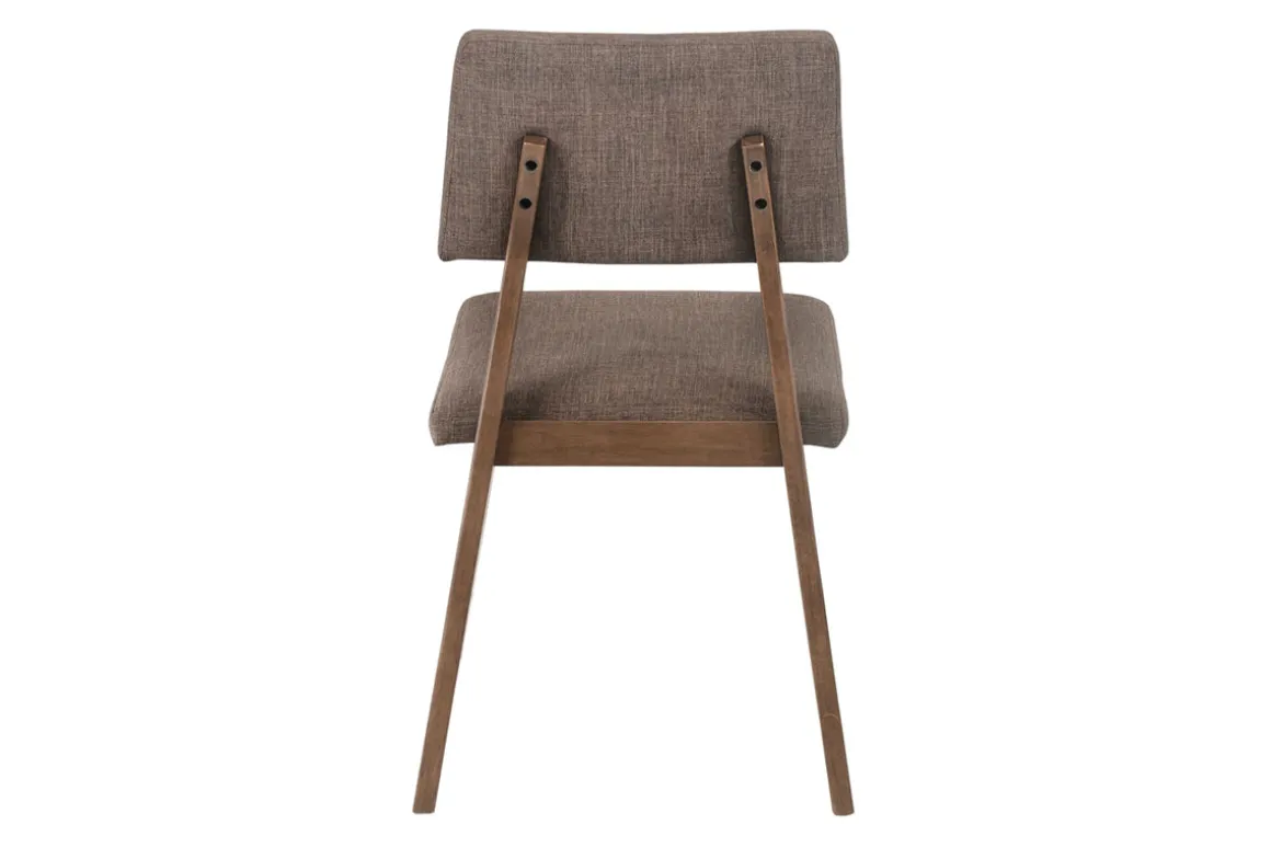 Ronan Side Chair In Walnut, Set Of 2