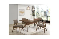 Ronan Side Chair In Walnut, Set Of 2