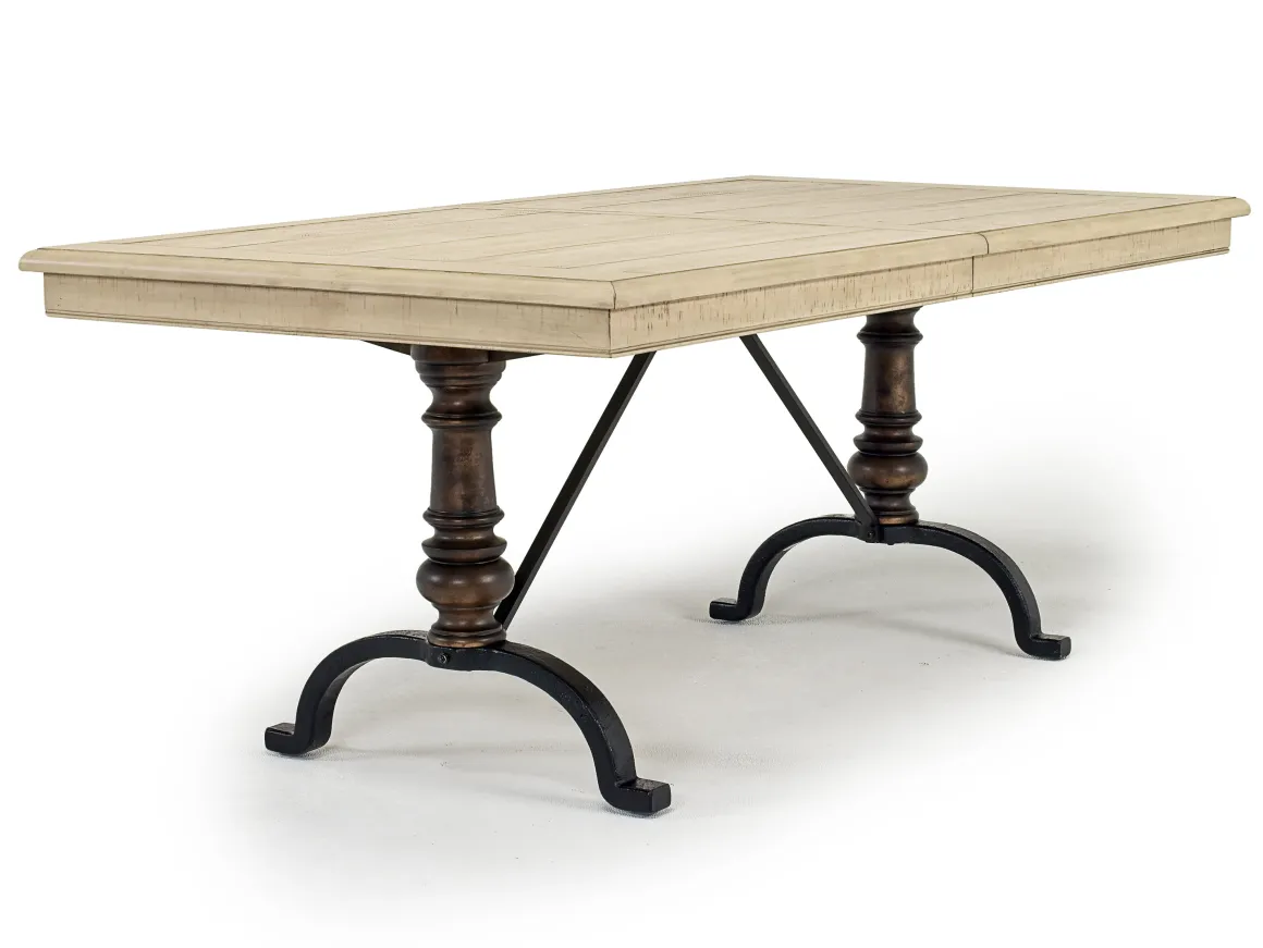 Roxy Extendable Dining Table In Vintage Taupe
