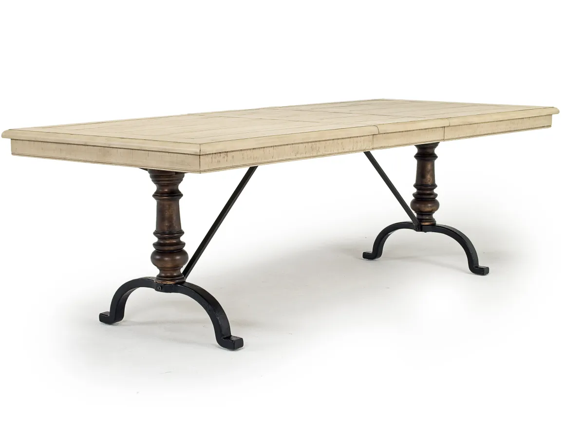 Roxy Extendable Dining Table In Vintage Taupe