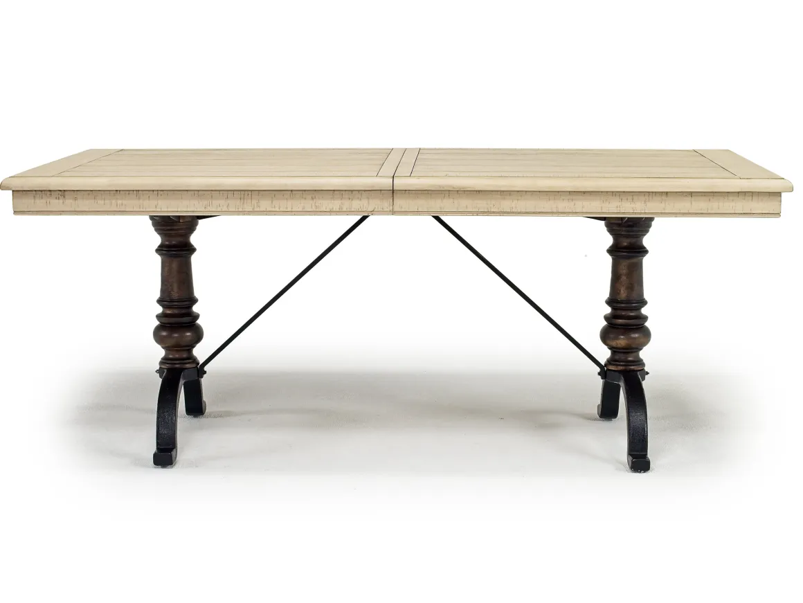 Roxy Extendable Dining Table In Vintage Taupe
