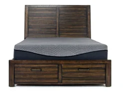 Ruff Hewn Panel Bed In Brown, Queen