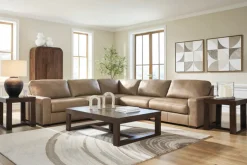 Sahara 5 Piece Sectional In Sahara Leather