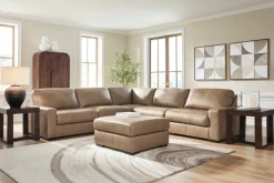 Sahara 5 Piece Sectional In Sahara Leather