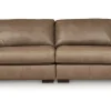 Sahara Loveseat In Sahara Leather