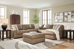 Sahara Oversized Ottoman In Sahara Leather