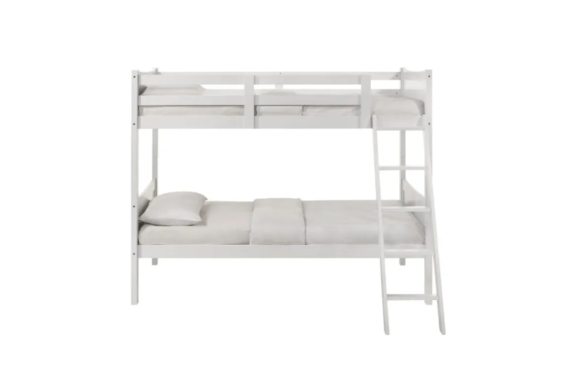 Sami Bunk Bed W/ Ladder In Espresso, Twin/ Twin