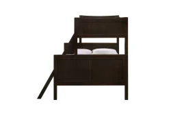 Sami Bunk Bed W/ Ladder In Espresso, Twin/ Twin