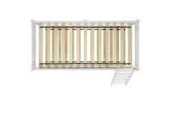 Sami Bunk Bed W/ Ladder In Espresso, Twin/ Twin