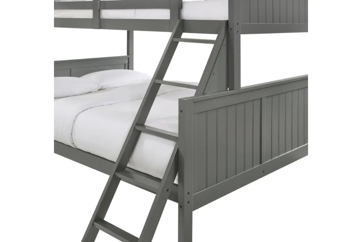Sami Bunk Bed W/ Ladder In Espresso, Twin/ Twin