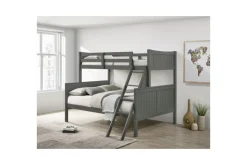 Sami Bunk Bed W/ Ladder In Espresso, Twin/ Twin